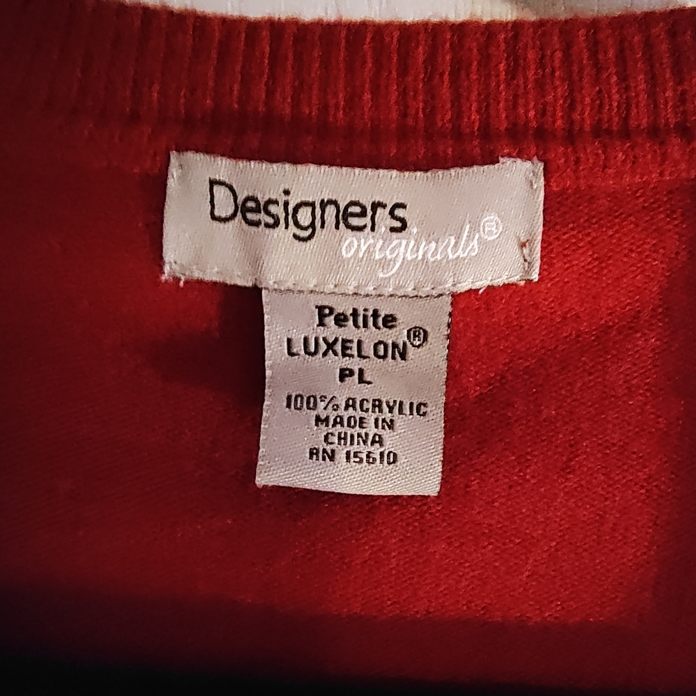 Pendleton Women's Red Cardigan Sweater - Picture 2 of 2
